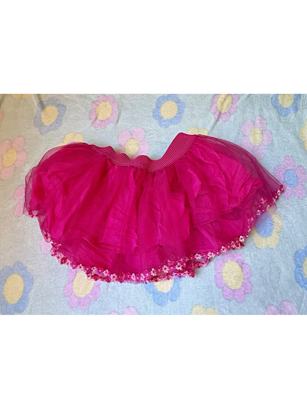 Official Nickelodeon Girls Hot Pink Tutu Skirt Skort with Built-In Shorts